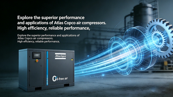 Explorando o desempenho superior e as aplicações dos compressores de ar da Atlas Copco