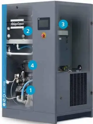 Adjustable speed air compressor