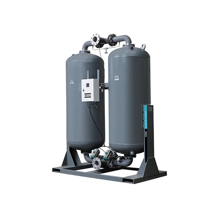 Secador de adsorção ligeiramente aquecido